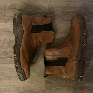 CAT Steel Toe Wheelbase pull-on work boots